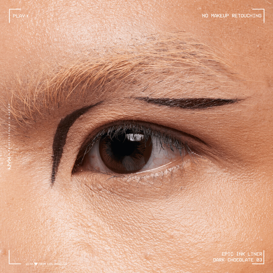 NYX Professional Makeup Epic Ink Liner, wasserfester Eyeliner - Dark Chocolate