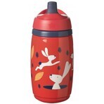 Tommee Tippee Superstar Sportee, tazza sportiva senza fuoriuscita, 12m+, rosso 266 ml Tommee Tippee Superstar Sportee, tazza sportiva senza fuoriuscita, 12m+, rosso 266 ml