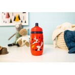 Tommee Tippee Superstar Sportee, tazza sportiva senza fuoriuscita, 12m+, rosso 266 ml