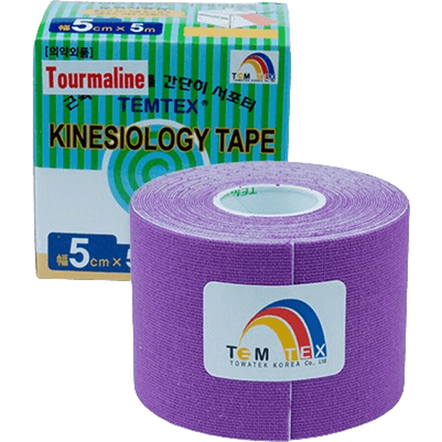 Kinesio Temtex Turmalina violeta 5cmx5m