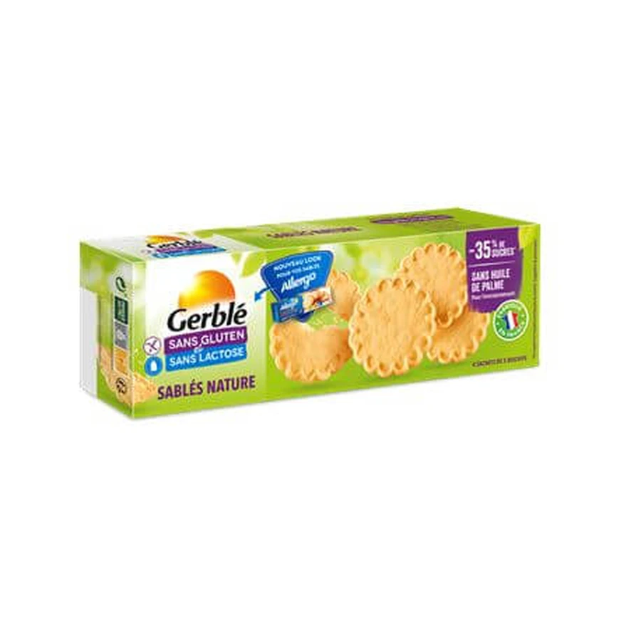 Gerble Allergo gluten- und laktosefreie Kekse, 120 g, Nutrition & Sante