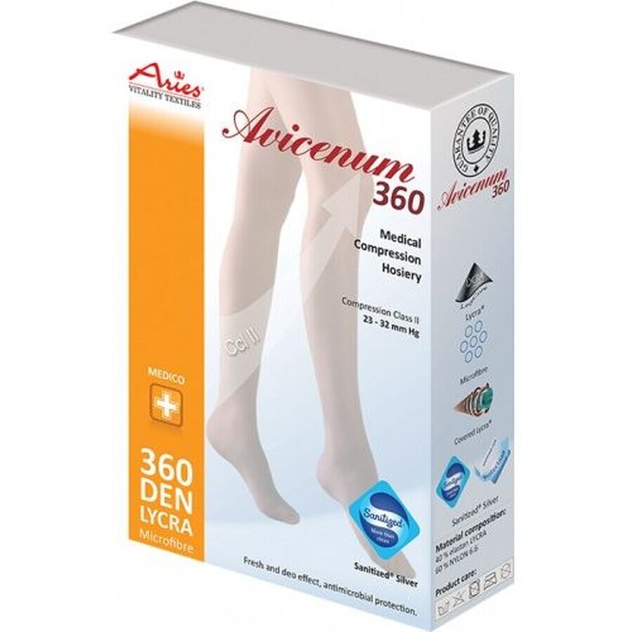Calze compressive Avicenum 360 con pizzo Sanit 3D light