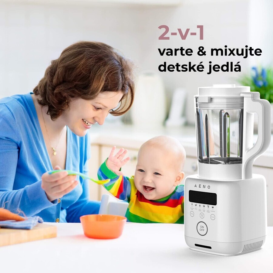 Aeno Blender with soup strainer TB2 white