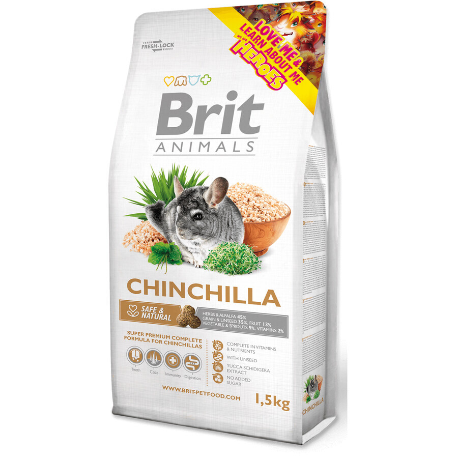 Brit Dieren Chinchila Compleet 1.5 kg