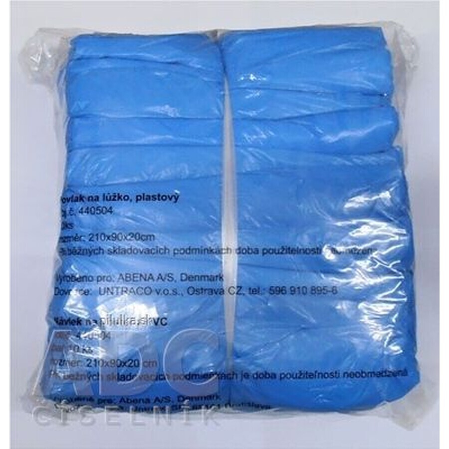 Abena PVC bedovertrek blauw 10 st