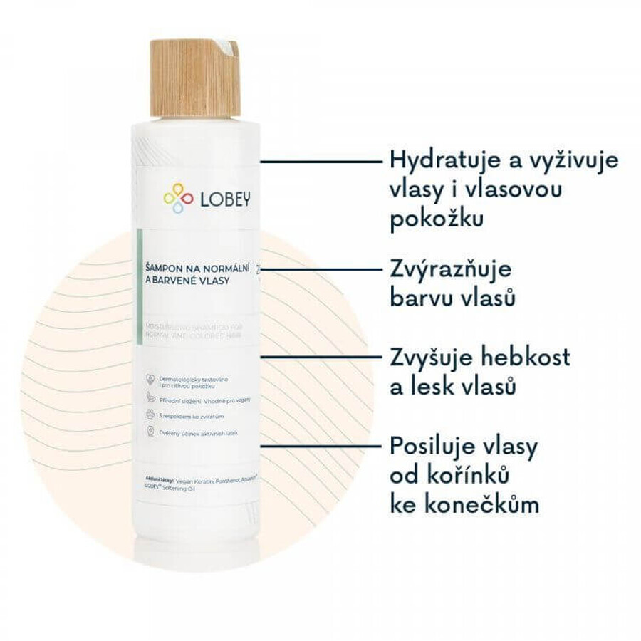 Shampooing Lobey pour cheveux normaux et colorés 200 ml