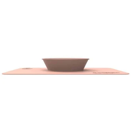 Streichholzäffchen Anti-Rutsch-Silikonmatte mit Schale, rosa