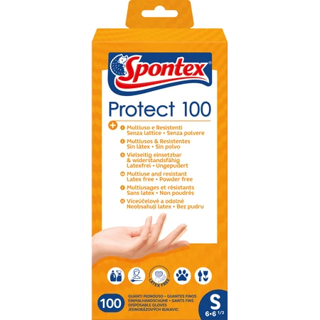 Spontex wegwerphandschoenen Protect S 100 stuks