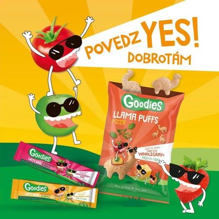 Goodies Barritas de Avena Fresa Manzana 6 x 23 g