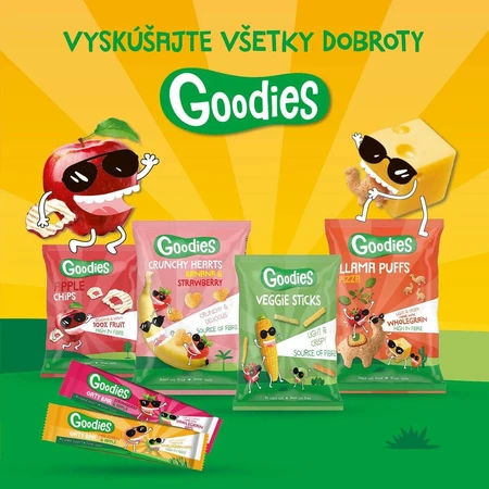 Goodies Barritas de Avena Fresa Manzana 6 x 23 g
