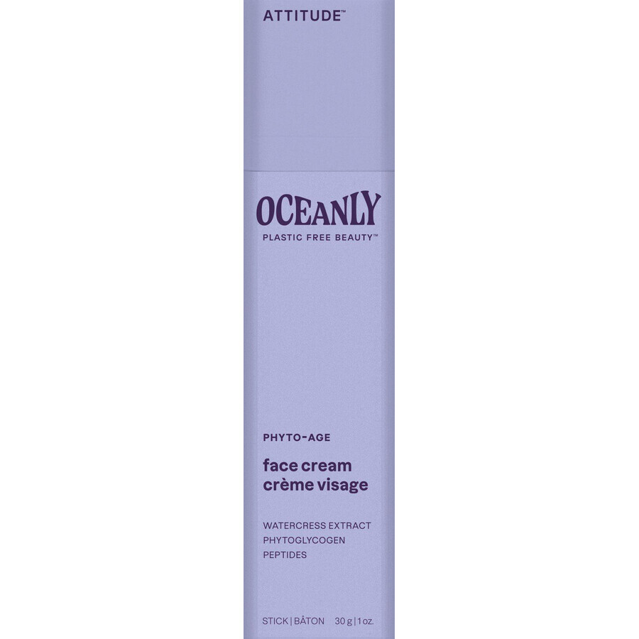 Attitude Oceanly Solid Anti-Aging Cream with Peptides 30 g