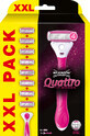Wilkinson Sword Quattro XXL women&#39;s razor + replacement heads 8 pieces
