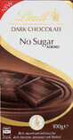 Lindt dark chocolate without added sugar 100 g