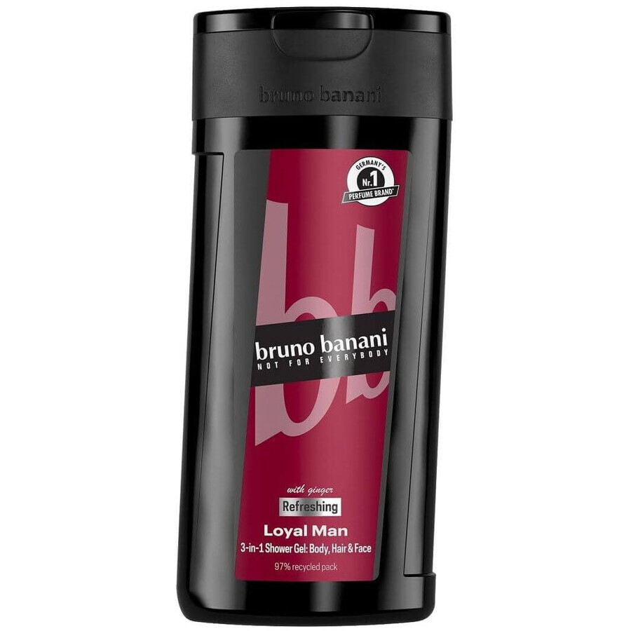 Acquista Gel doccia per uomo Bruno Banani Uomo Fedele 250 ml Gel doccia per uomo Bruno Banani Uomo Fedele 250 ml