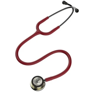 3M Littmann Classic III 5864 Fonendoscopio con acabado champán para medicina interna burdeos