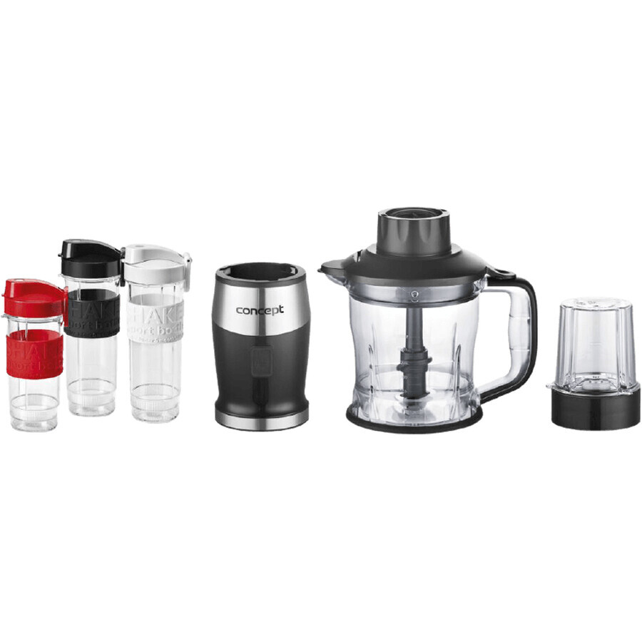 Concept Făcător de smoothie + tocător + râșniță 700W negru