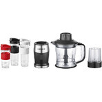 Concept Făcător de smoothie + tocător + râșniță 700W negru Concept Făcător de smoothie + tocător + râșniță 700W negru