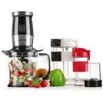 Concept Făcător de smoothie + tocător + râșniță 700W negru Concept Făcător de smoothie + tocător + râșniță 700W negru