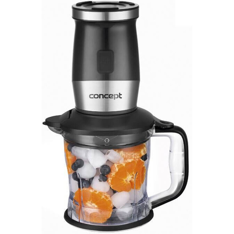 Concept Făcător de smoothie + tocător + râșniță 700W negru