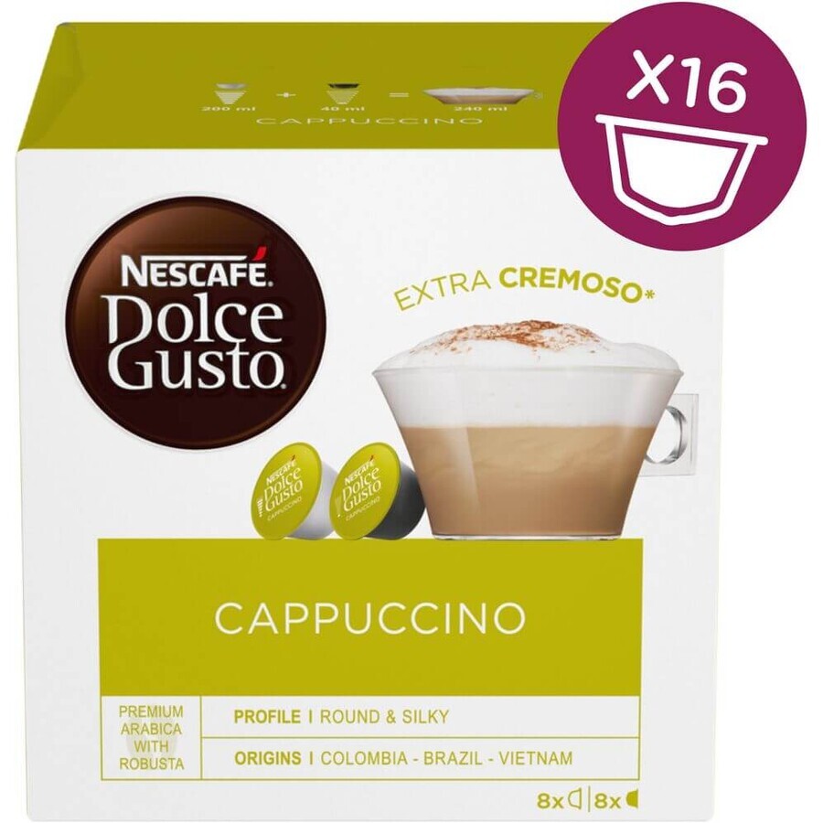 Nescafé Capsule Dolce Gusto Cappucino 16 cápsulas
