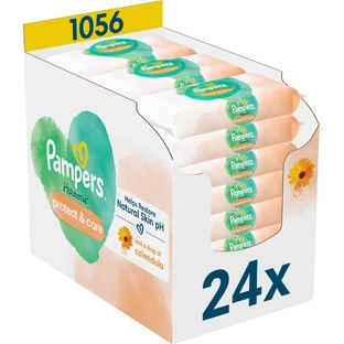 Pampers Harmonie Protect & Care, reinigingsdoekjes voor baby's 24 x 44 stuks