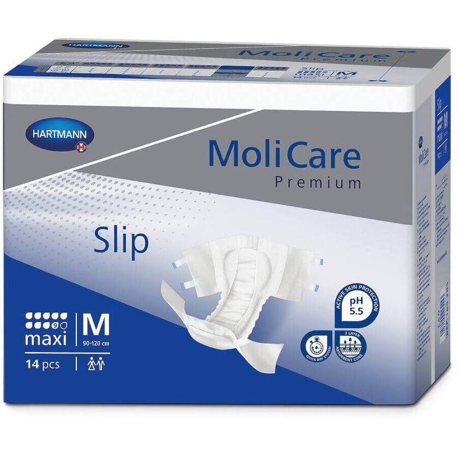 Molicare Premium Maxi M Pull-up Diapers for diapers 14pcs