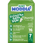 Moddia Braga Pañal 7 XXL (17+ kg), 16 pzs Moddia Braga Pañal 7 XXL (17+ kg), 16 pzs