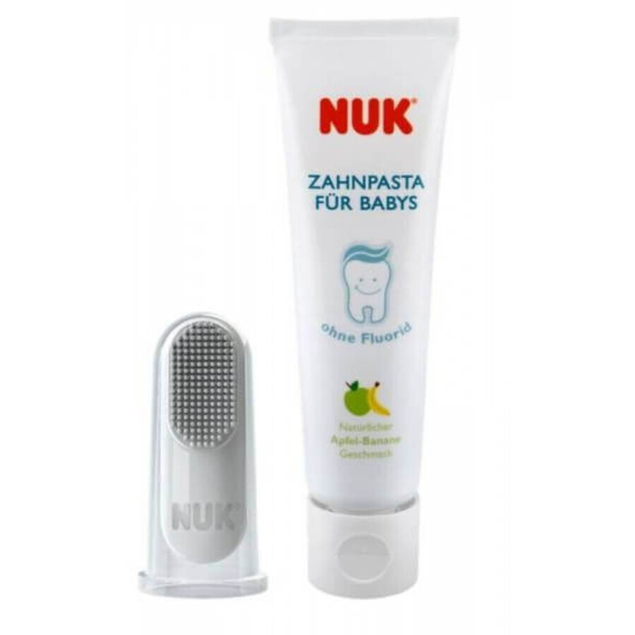Nuk Set Baby Toothpaste + dé à coudre de nettoyage 40 ml