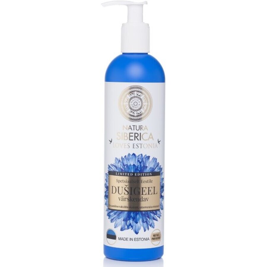 Natura Siberica Erfrischendes Körperduschgel - Kornblume und Brombeere 400 ml