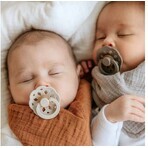 BIBS Boheme Avorio / Fiore succhietti in gomma naturale misura 2, 2 pz. BIBS Boheme Avorio / Fiore succhietti in gomma naturale misura 2, 2 pz.