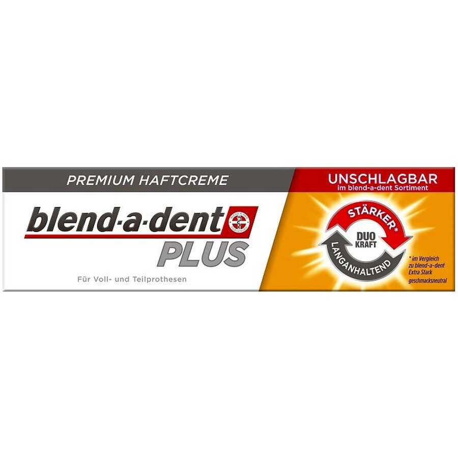 Buy Blend-A-Dent PLUS DUO DUO Power NEUTRAL premium fixing toothpaste 40 g Blend-A-Dent PLUS DUO DUO Power NEUTRAL premium fixing toothpaste 40 g