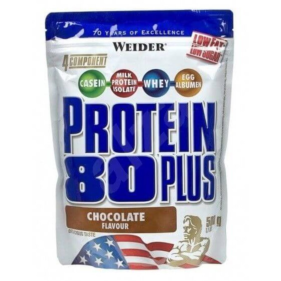 Weider Protein 80 Plus - cioccolato 500 g