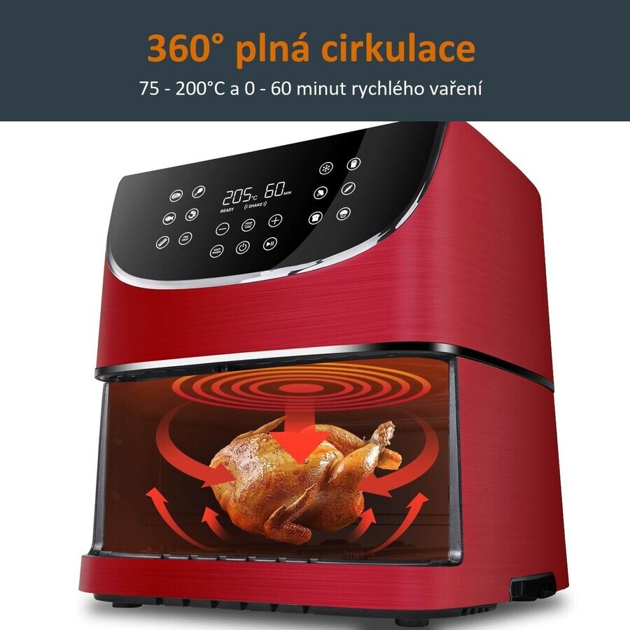 Cosori CP158-AF freidora digital premium de aire caliente roja de 5,5 litros