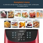 Cosori CP158-AF freidora digital premium de aire caliente roja de 5,5 litros Cosori CP158-AF freidora digital premium de aire caliente roja de 5,5 litros
