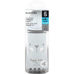 Suavinex Hygge Hygge Pemium Moustache Bottle - grigio L 360 ml Suavinex Hygge Hygge Pemium Moustache Bottle - grigio L 360 ml