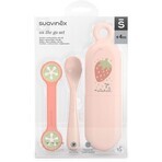 Reiseset Suavinex Go Natural - rosa Erdbeeren Reiseset Suavinex Go Natural - rosa Erdbeeren