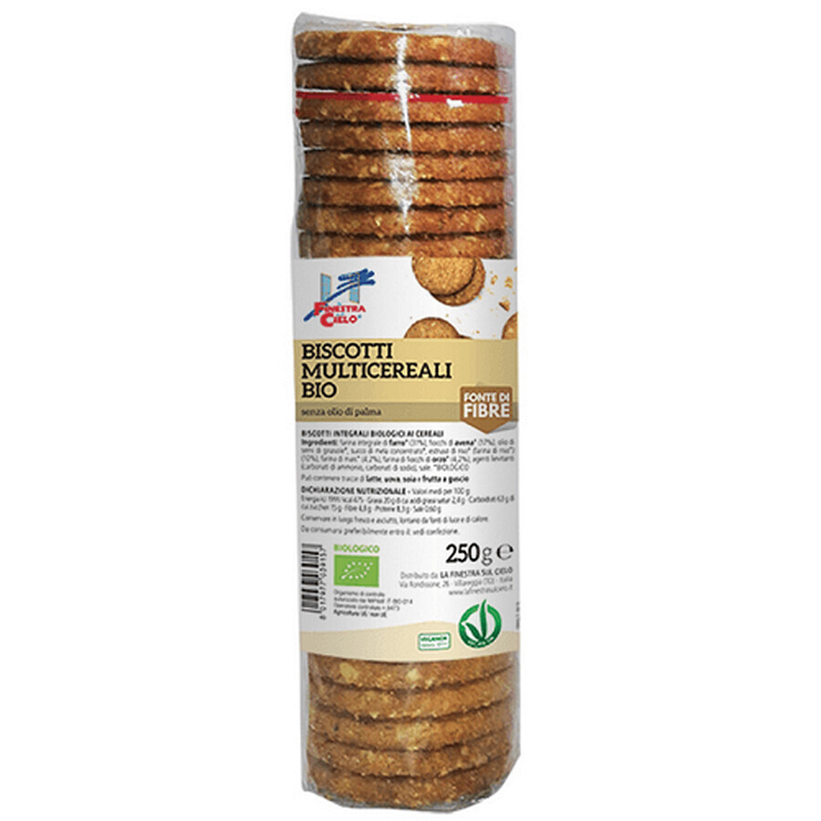 Acquista La Finestra Sul Cielo Biscotti Multicereali Bio 250g La Finestra Sul Cielo Biscotti Multicereali Bio 250g