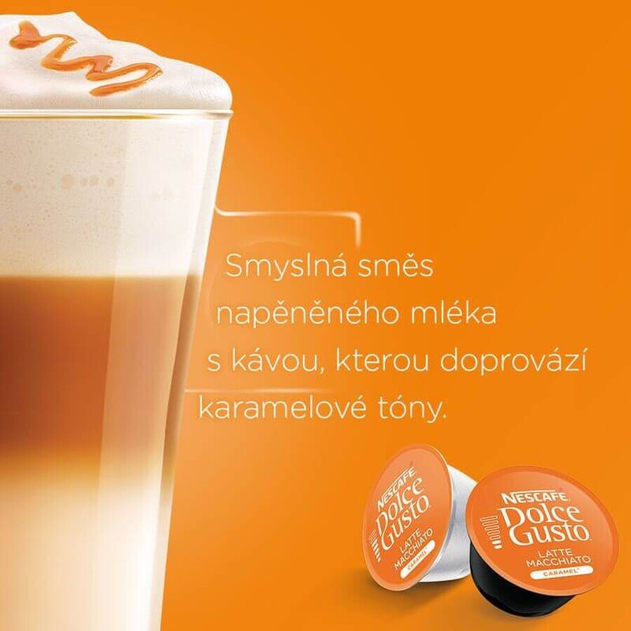 Nescafé Dolce Gusto® Latte Macchiato Caramel Kaffeekapseln 16 Kapseln
