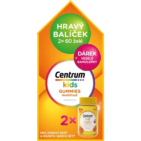 Centrum Kids Multifruit Gummies, 2 x 60 pack