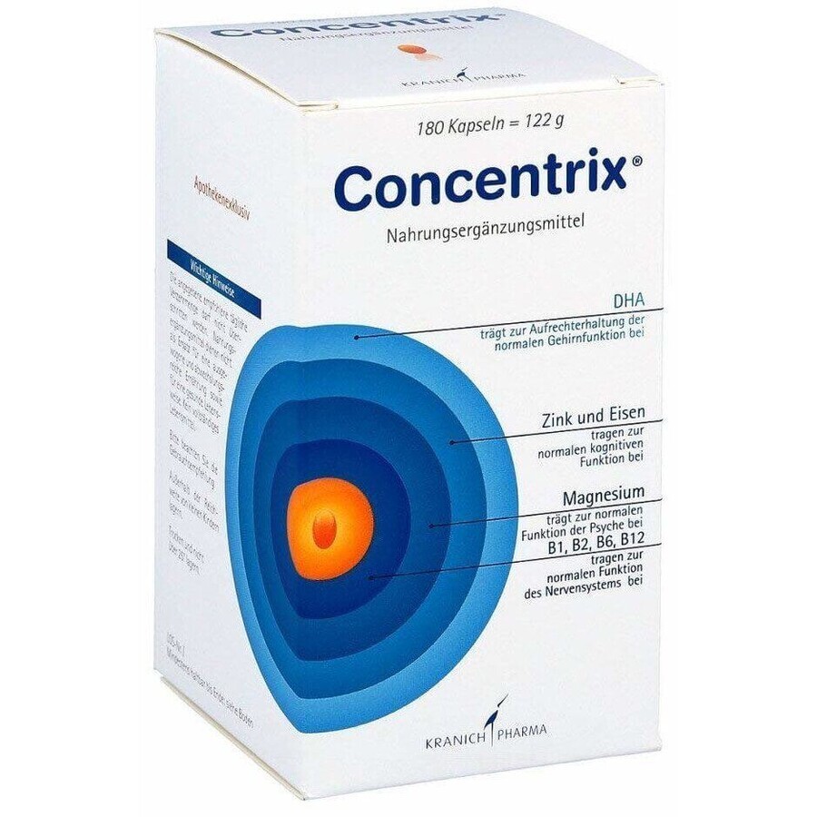 Concentrix 180 cápsulas