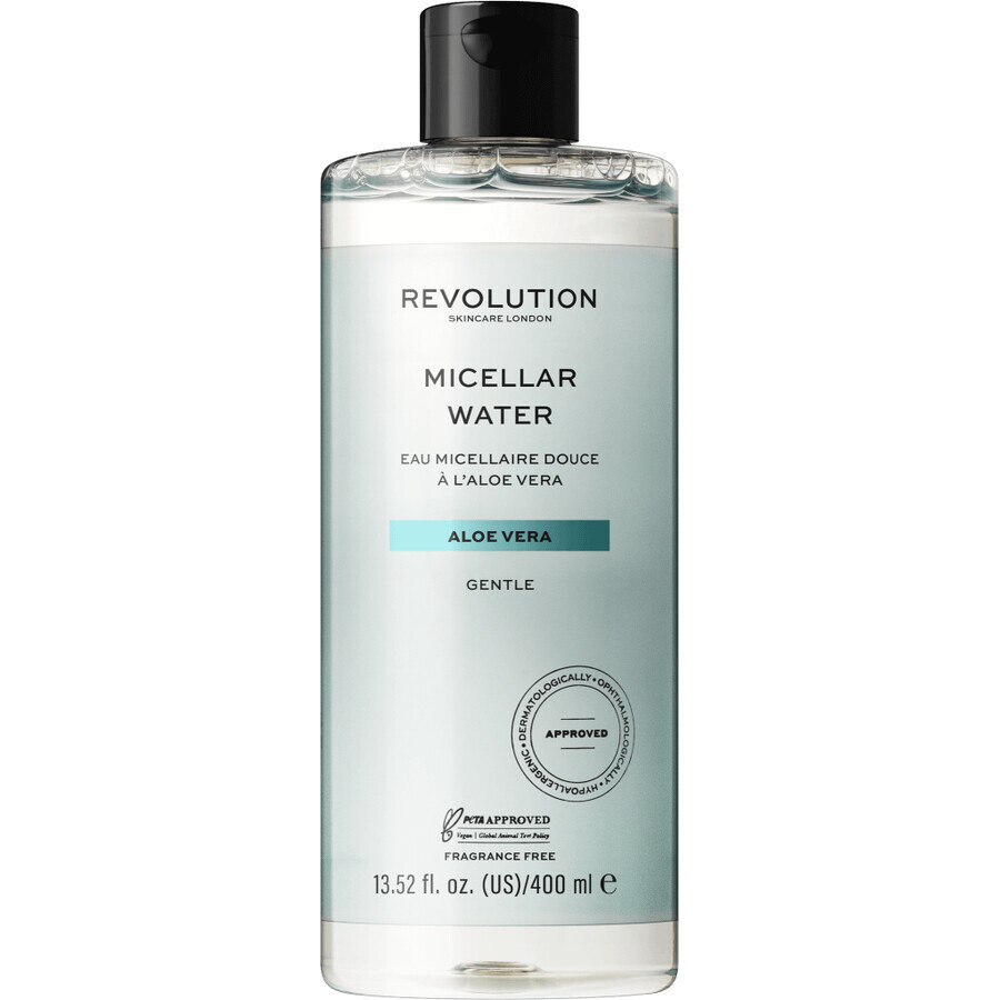 Shop Revolution Aloe Vera Sanftes Micellar Wasser 400 ml Revolution Aloe Vera Sanftes Micellar Wasser 400 ml