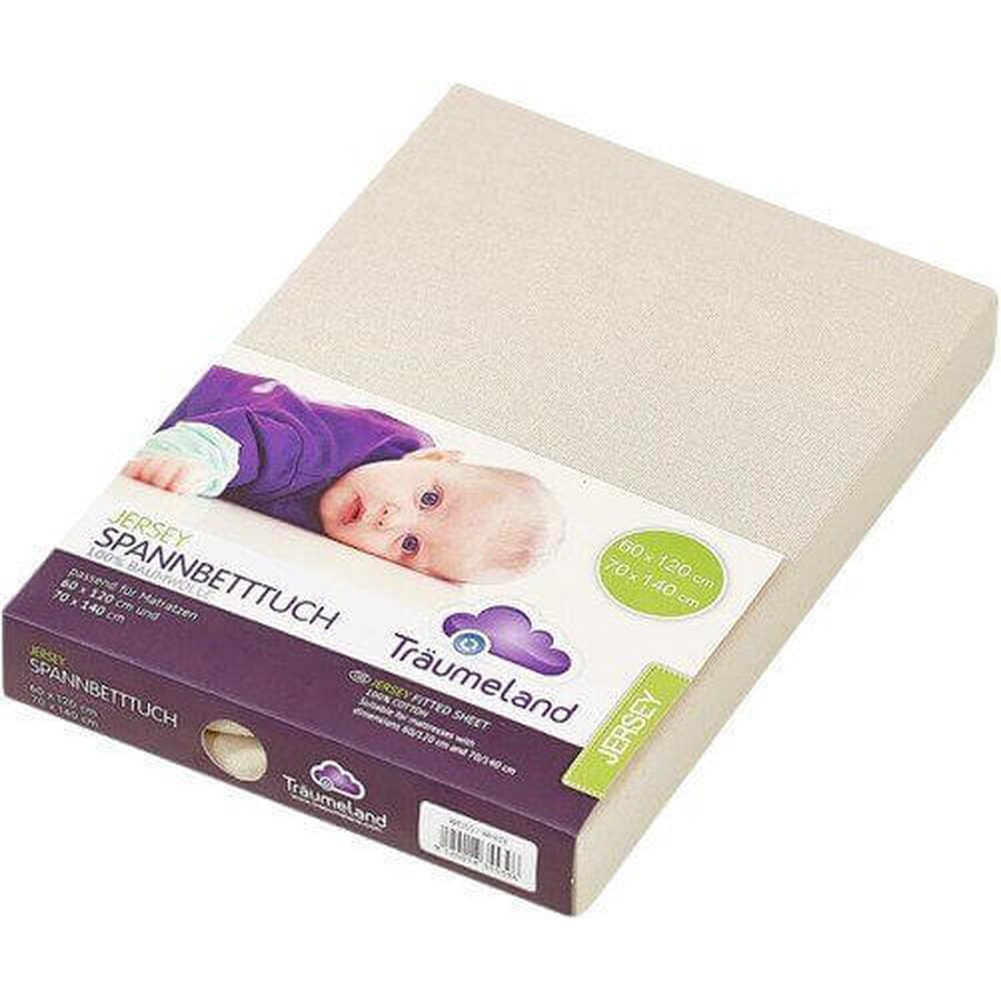 Träumeland Jersey Tagesdecke UNI - Beige