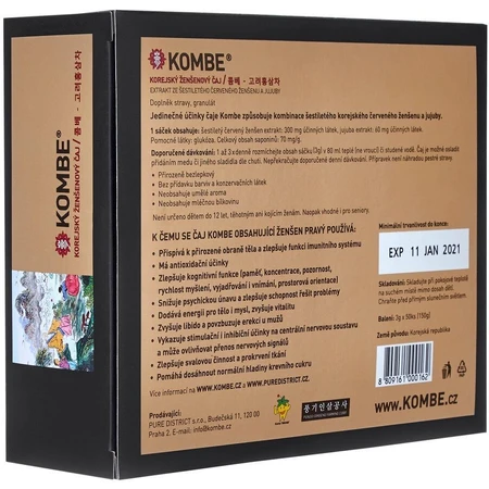 Kombe ceai de ginseng coreean. 50