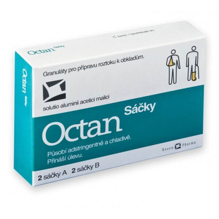 Octane sachets, granules RosenPharma for the preparation of poultices in sachets, 2 x 2 pcs