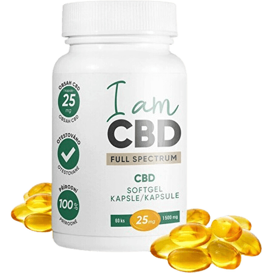 Je suis CBD Full Spectrum CBD CBD 1 500 mg 60 gélules