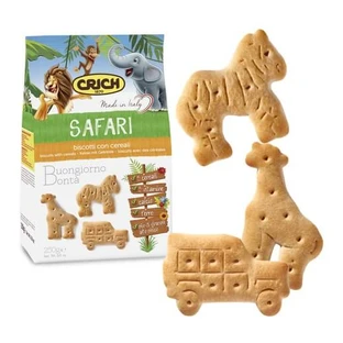 Safari biscuits with cereals, 250 gr, Crich