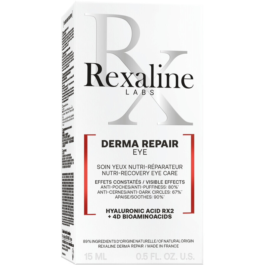 Rexaline Derma Repair beruhigende Augencreme für empfindliche Haut 15 ml