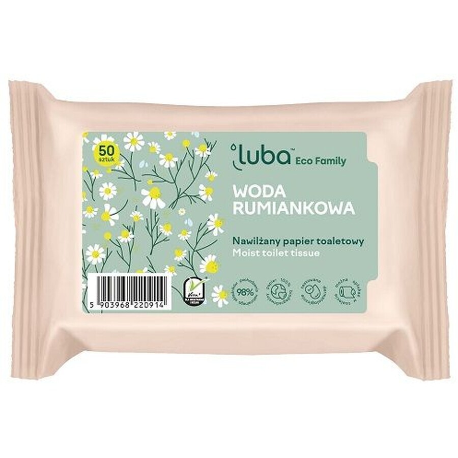 Buy Luba moist toilet tissue - chamomile 50 pcs Luba moist toilet tissue - chamomile 50 pcs