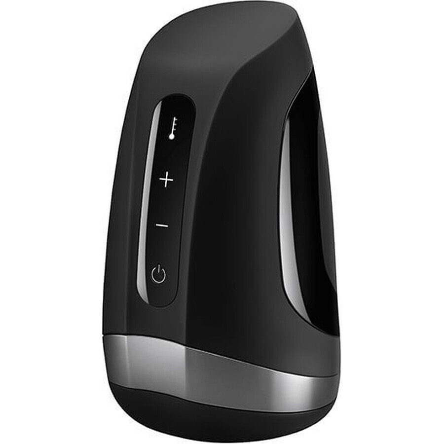 Masturbatore Satisfyer masturbatore da uomo nero vibrante calore