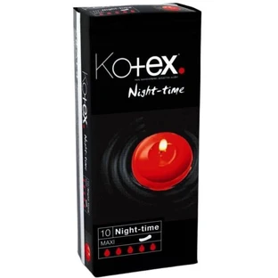 Kotex® Night - Time Serviettes hygiéniques 10 pcs